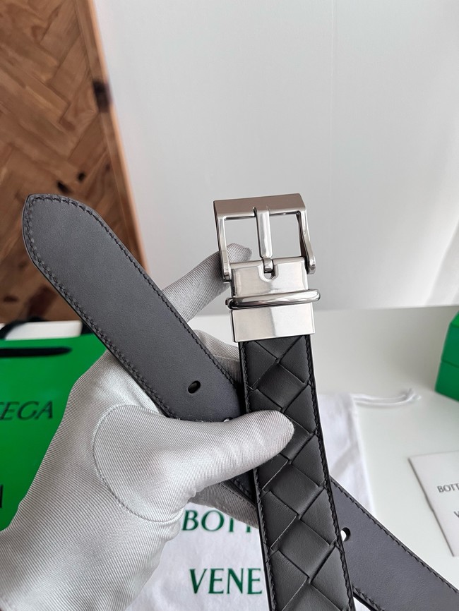 Bottega Veneta Intrecciato Taurillon Belt 876745-5 Bottega Veneta Intrecciato Taurillon Belt 876745-5