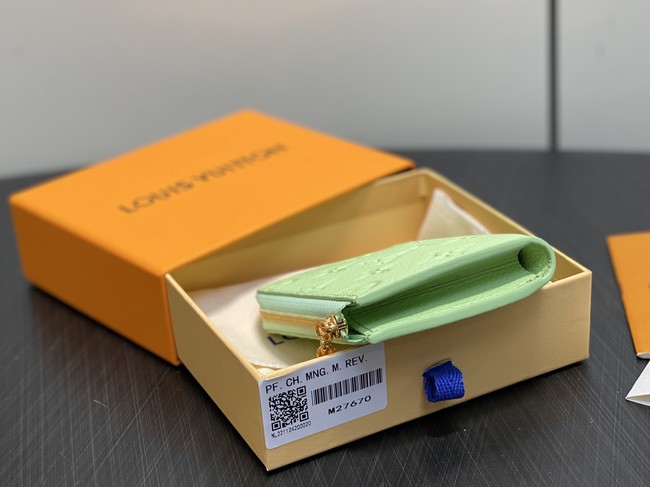 Louis Vuitton Lisa Wallet M27670 green Louis Vuitton Lisa Wallet M27670 green