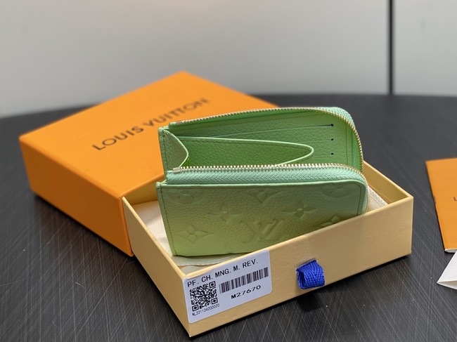Louis Vuitton Lisa Wallet M27670 green Louis Vuitton Lisa Wallet M27670 green