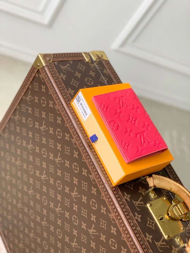 Louis Vuitton Passport Cover M27678 red Louis Vuitton Passport Cover M27678 red