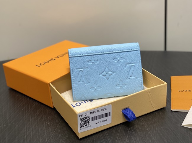 Louis Vuitton Rosalie Coin Purse M27480 blue