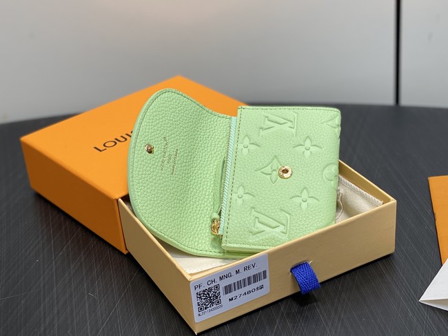 Louis Vuitton Rosalie Coin Purse M27480 green