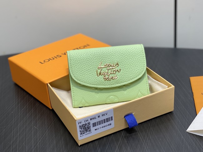 Louis Vuitton Rosalie Coin Purse M27480 green