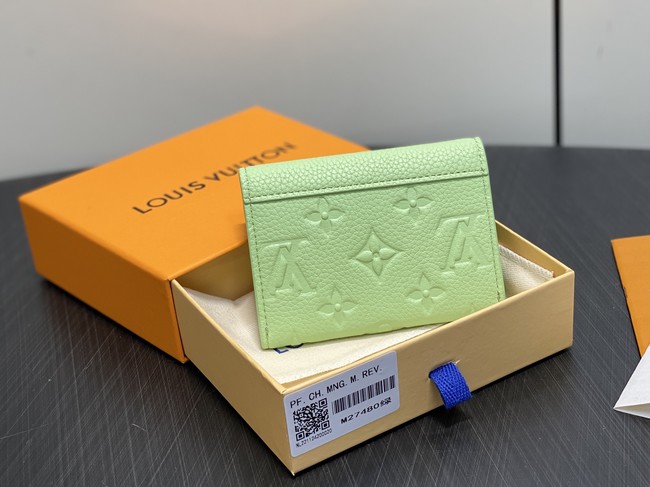 Louis Vuitton Rosalie Coin Purse M27480 green