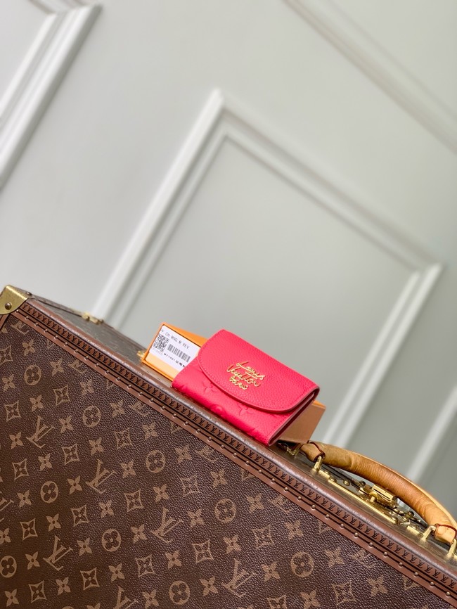 Louis Vuitton Rosalie Coin Purse M27480 red