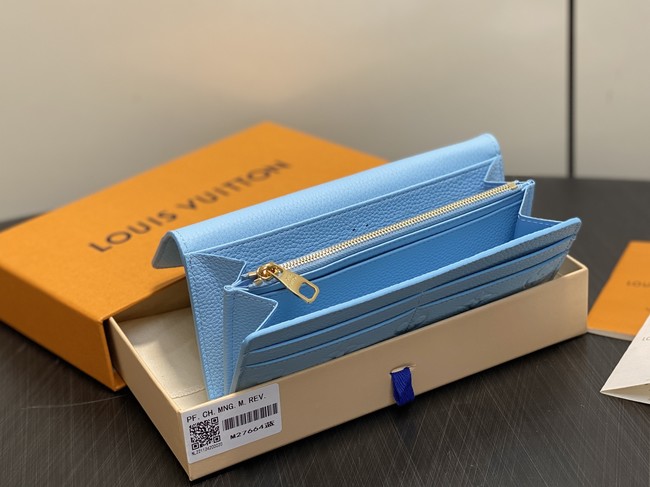 Louis Vuitton Sarah Wallet M27664 blue