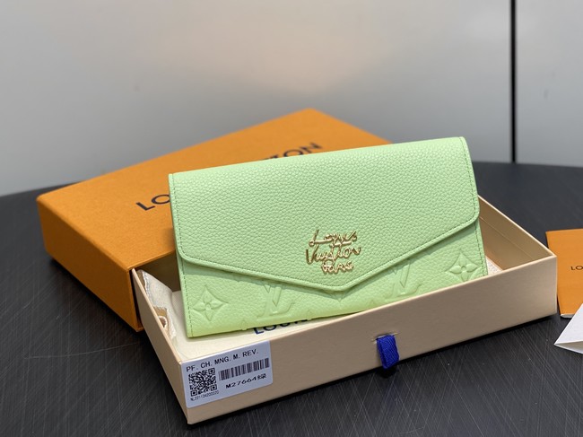 Louis Vuitton Sarah Wallet M27664 green