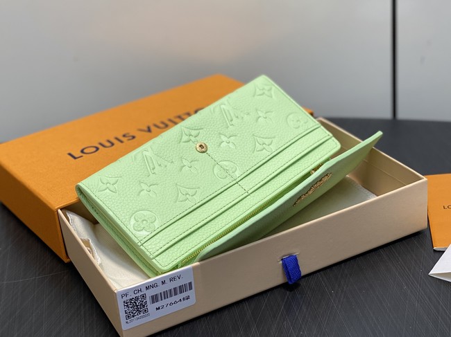 Louis Vuitton Sarah Wallet M27664 green Louis Vuitton Sarah Wallet M27664 green