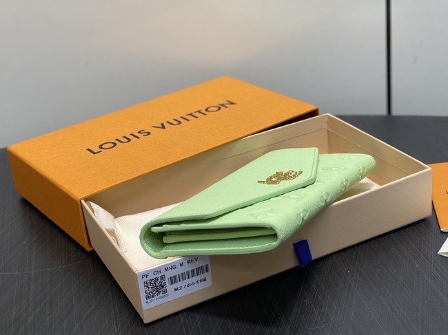 Louis Vuitton Sarah Wallet M27664 green Louis Vuitton Sarah Wallet M27664 green