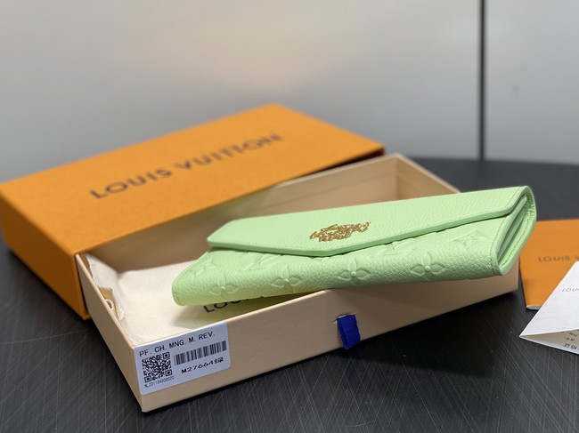 Louis Vuitton Sarah Wallet M27664 green Louis Vuitton Sarah Wallet M27664 green