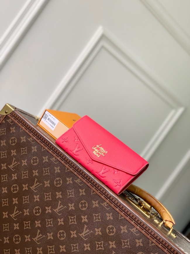 Louis Vuitton Sarah Wallet M27664 red
