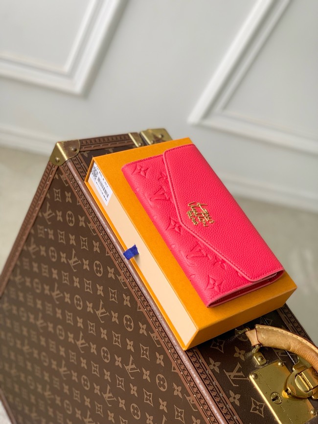 Louis Vuitton Sarah Wallet M27664 red Louis Vuitton Sarah Wallet M27664 red