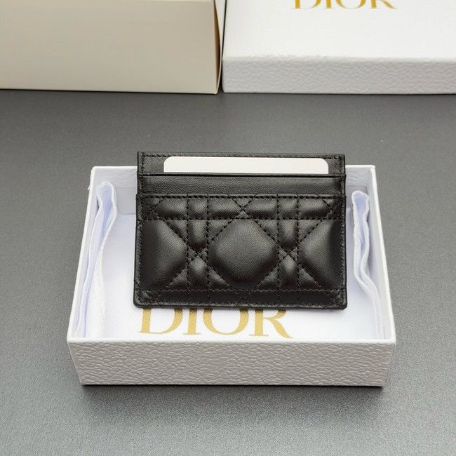 DIOR CARD HOLDER S2604 black DIOR CARD HOLDER S2604 black