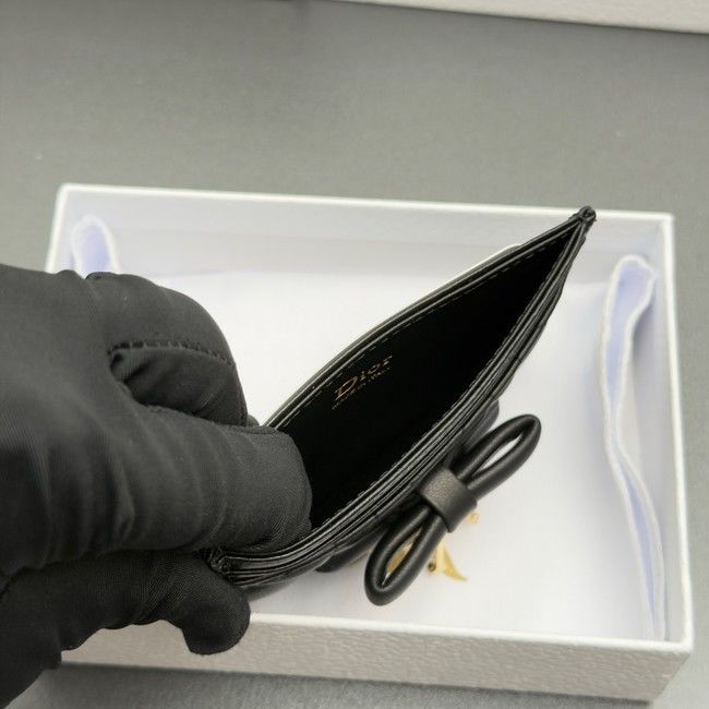 DIOR CARD HOLDER S2604 black DIOR CARD HOLDER S2604 black