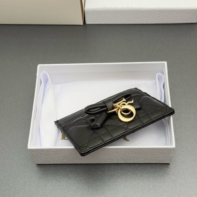 DIOR CARD HOLDER S2604 black DIOR CARD HOLDER S2604 black