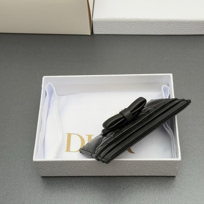DIOR CARD HOLDER S2604 black DIOR CARD HOLDER S2604 black