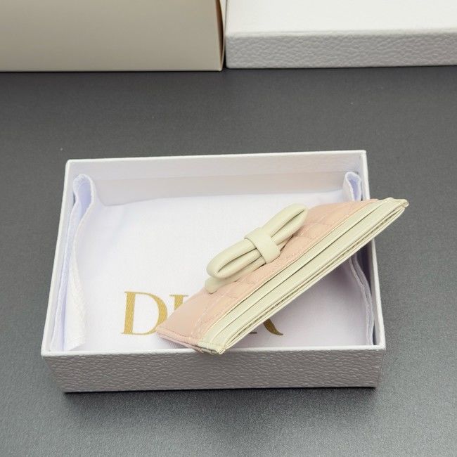 DIOR CARD HOLDER S2604 pink&white