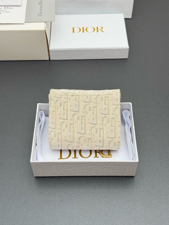Dior Saddle Bloom Card Holder S5652 Beige Dior Saddle Bloom Card Holder S5652 Beige
