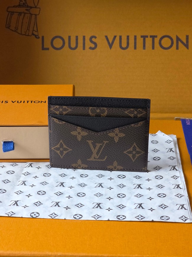 Louis Vuitton Double Card Holder M28233 black Louis Vuitton Double Card Holder M28233 black
