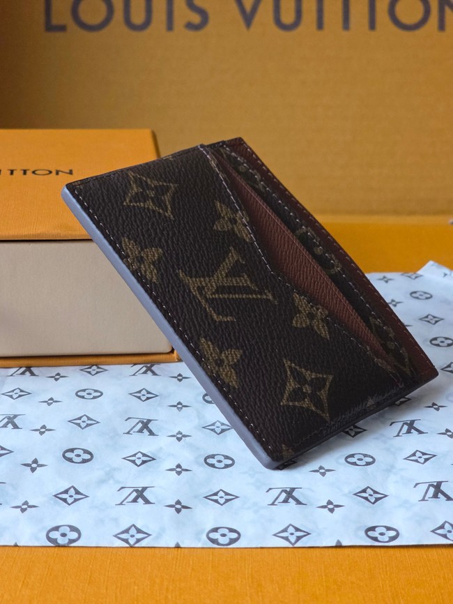 Louis Vuitton Double Card Holder M28233 brown Louis Vuitton Double Card Holder M28233 brown