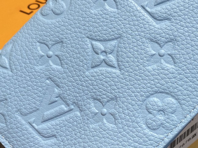 Louis Vuitton Passport Cover M27678 blue Louis Vuitton Passport Cover M27678 blue