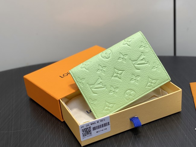 Louis Vuitton Passport Cover M27678 green