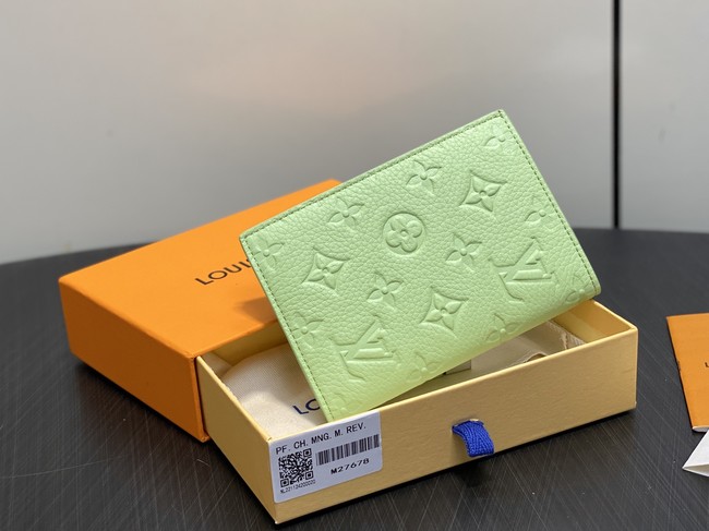 Louis Vuitton Passport Cover M27678 green