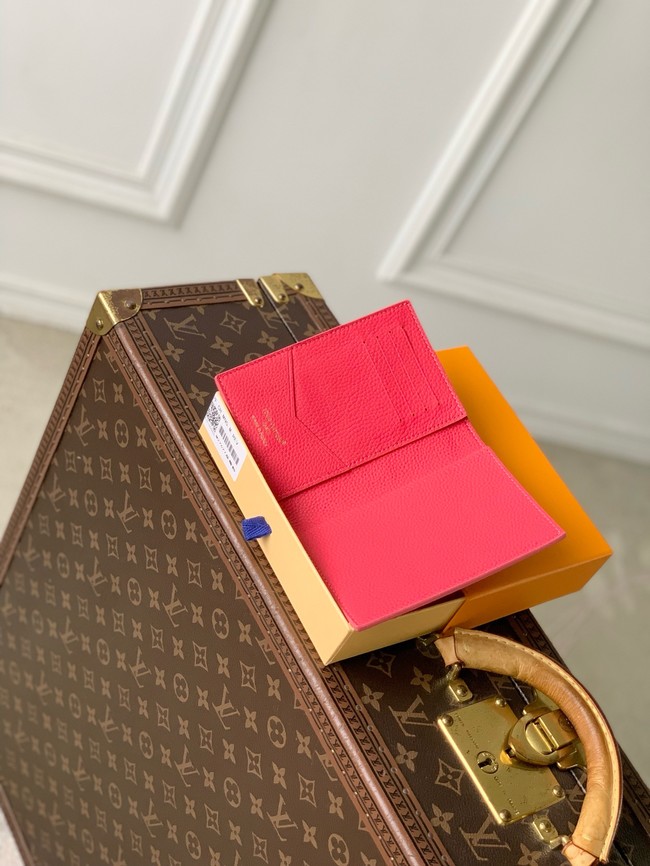 Louis Vuitton Passport Cover M27678 red Louis Vuitton Passport Cover M27678 red
