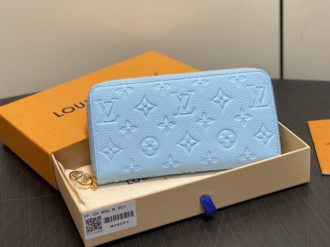 Louis Vuitton Zippy Wallet M27715 blue