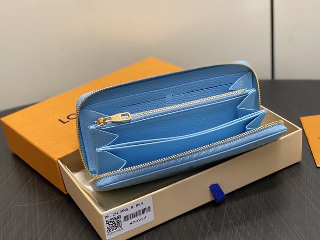 Louis Vuitton Zippy Wallet M27715 blue Louis Vuitton Zippy Wallet M27715 blue