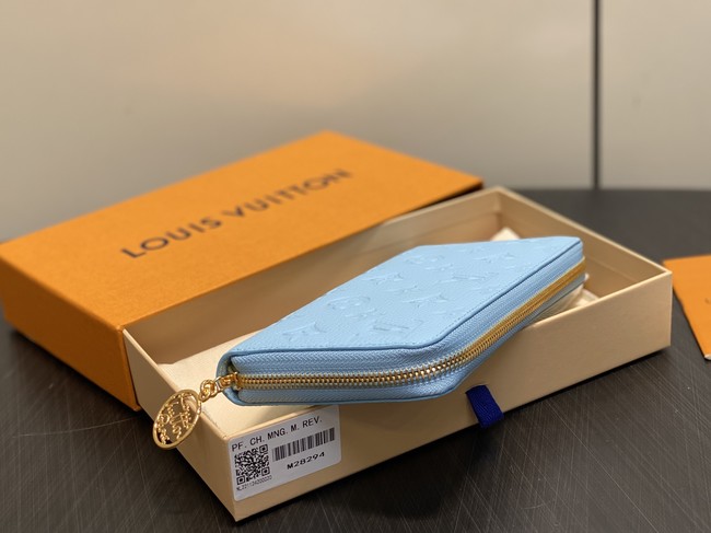 Louis Vuitton Zippy Wallet M27715 blue Louis Vuitton Zippy Wallet M27715 blue