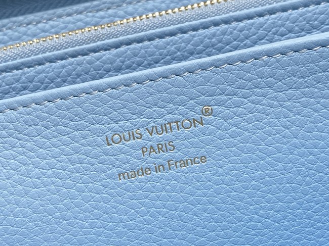 Louis Vuitton Zippy Wallet M27715 blue Louis Vuitton Zippy Wallet M27715 blue
