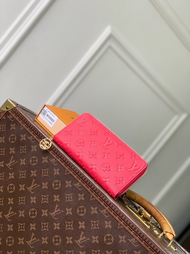 Louis Vuitton Zippy Wallet M27715 red