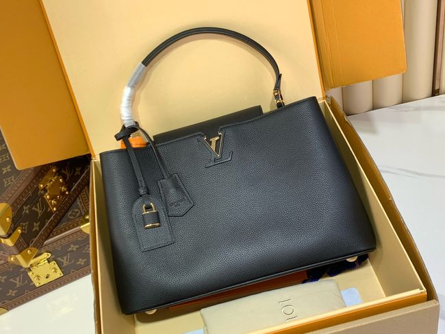 Louis Vuitton Capucines MM Souple M26319 black