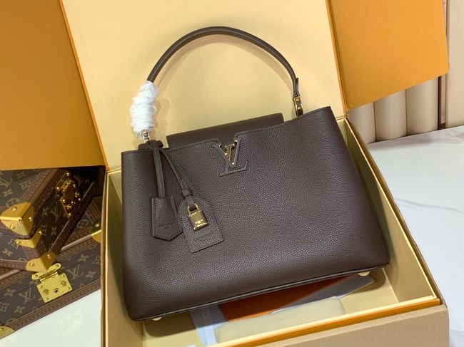 Louis Vuitton Capucines MM Souple M26319 dark brown