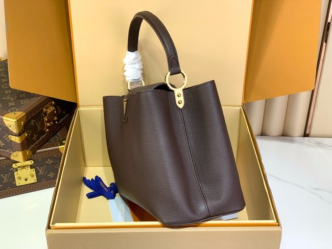 Louis Vuitton Capucines MM Souple M26319 dark brown