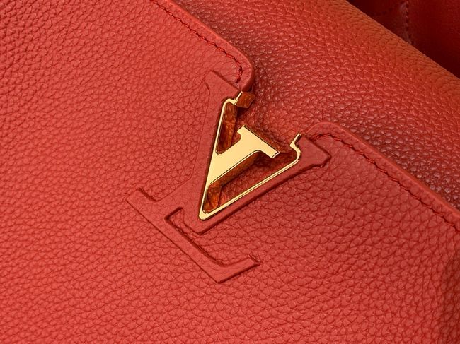 Louis Vuitton Capucines MM Souple M26319 red
