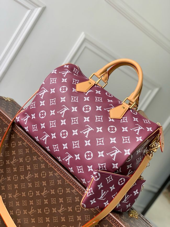 Louis Vuitton RUNWAY Speedy P9 Bandouliere 40 M24417 Purple Louis Vuitton RUNWAY Speedy P9 Bandouliere 40 M24417 Purple