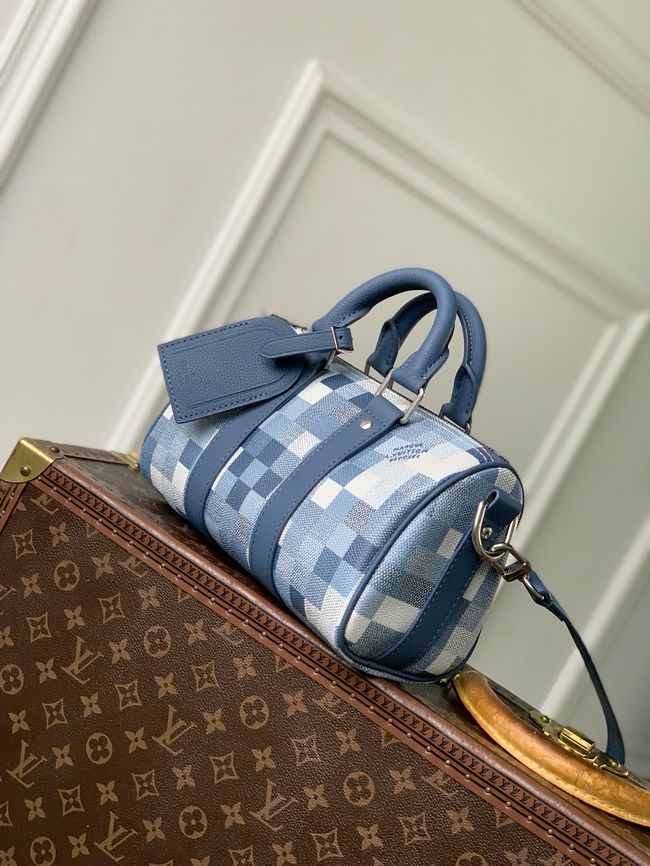 Louis Vuitton Keepall Bandouliere 25 M28600  Indigo Blue