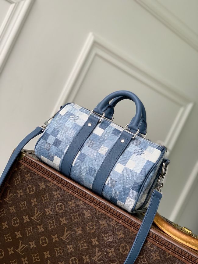 Louis Vuitton Keepall Bandouliere 25 M28600  Indigo Blue