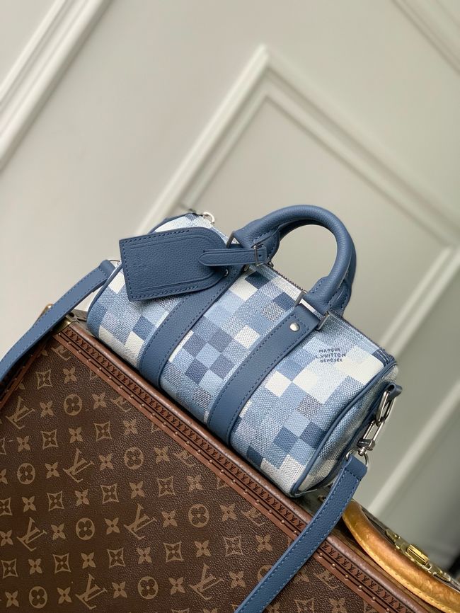 Louis Vuitton Keepall Bandouliere 25 M28600  Indigo Blue
