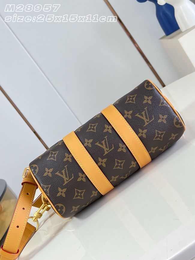 Louis Vuitton Keepall Bandouliere 25 M28957 brown Louis Vuitton Keepall Bandouliere 25 M28957 brown