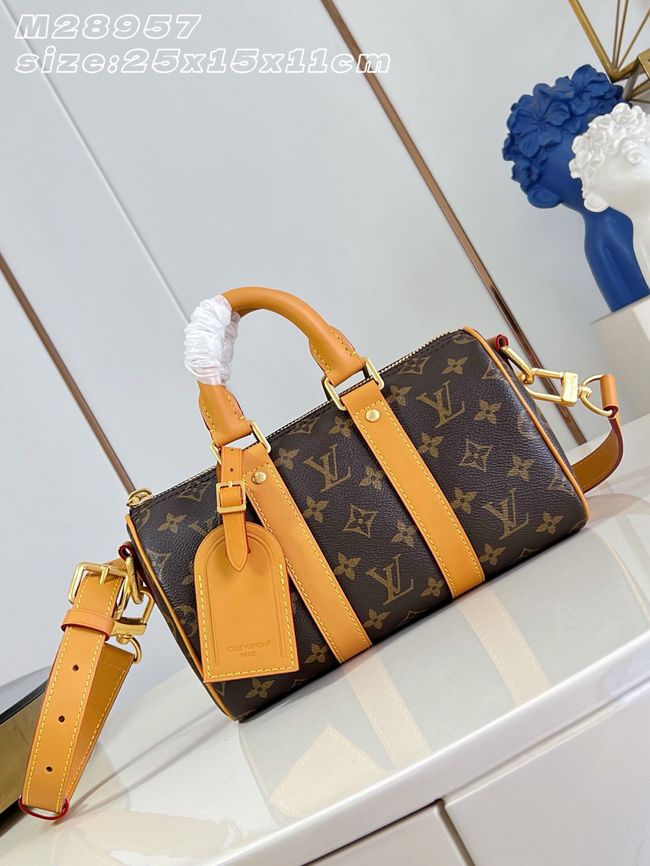 Louis Vuitton Keepall Bandouliere 25 M28957 brown Louis Vuitton Keepall Bandouliere 25 M28957 brown