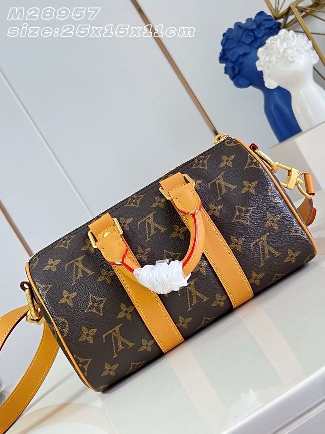 Louis Vuitton Keepall Bandouliere 25 M28957 brown Louis Vuitton Keepall Bandouliere 25 M28957 brown