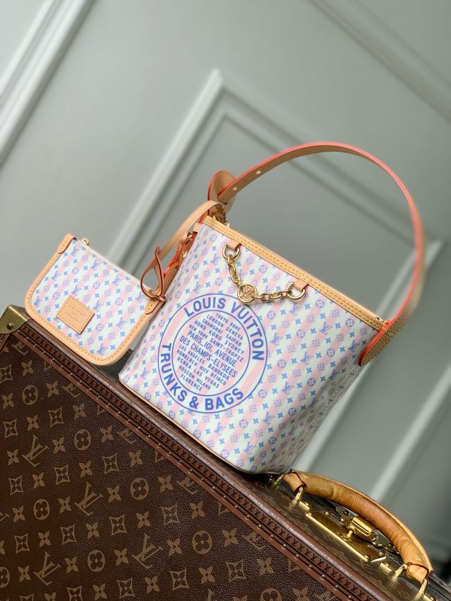 Louis Vuitton NEW ALL IN BB M29115 Stamp Blue