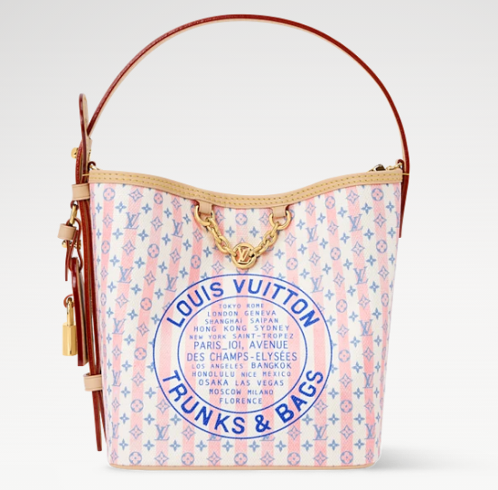 Louis Vuitton NEW ALL IN BB M29115 Stamp Blue