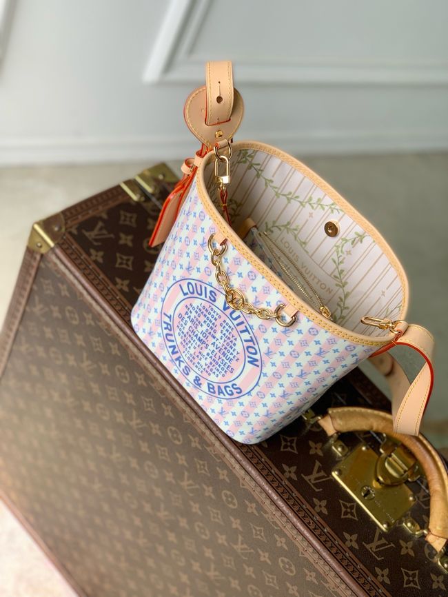 Louis Vuitton NEW ALL IN BB M29115 Stamp Blue