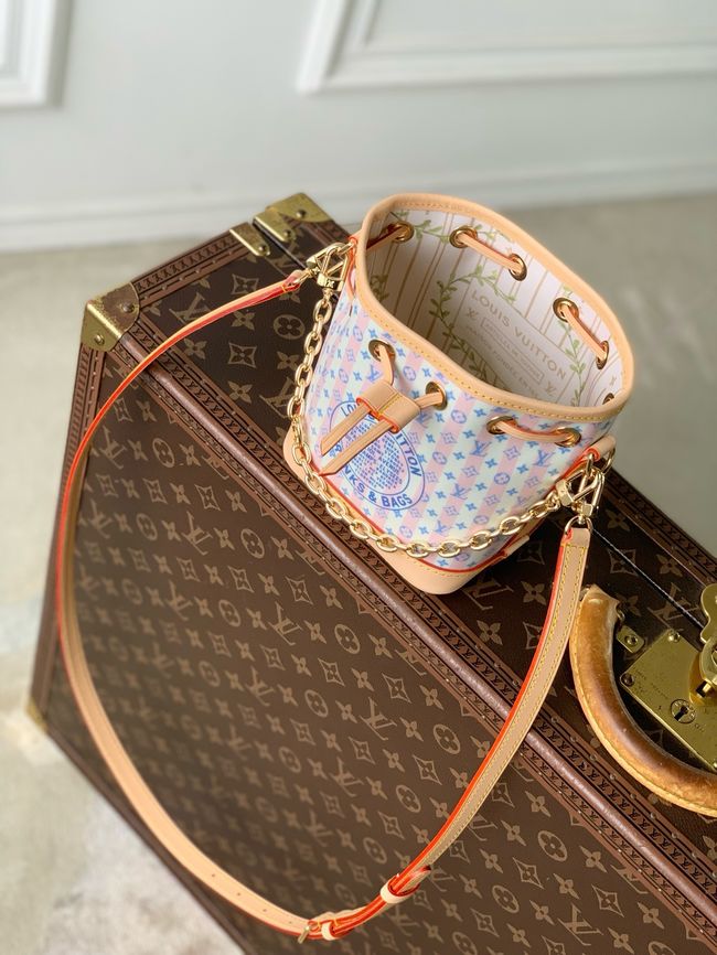 Louis Vuitton NEW Nano Noe M29029 Stamp Blue Louis Vuitton NEW Nano Noe M29029 Stamp Blue