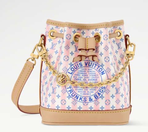 Louis Vuitton NEW Nano Noe M29029 Stamp Blue
