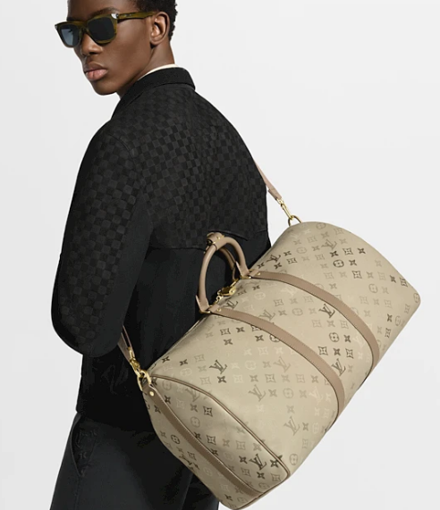 Louis Vuitton New Season KEEPALL BANDOULIERE 50 Travel Bag M29159